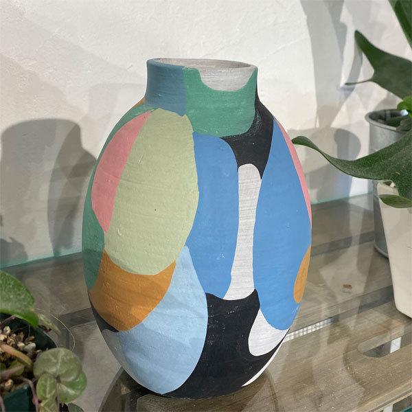 ミレイア フラワーベース 陶器 テラコッタ |  | 02