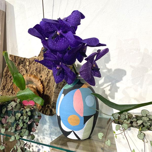 ミレイア フラワーベース 陶器 テラコッタ |  | 03