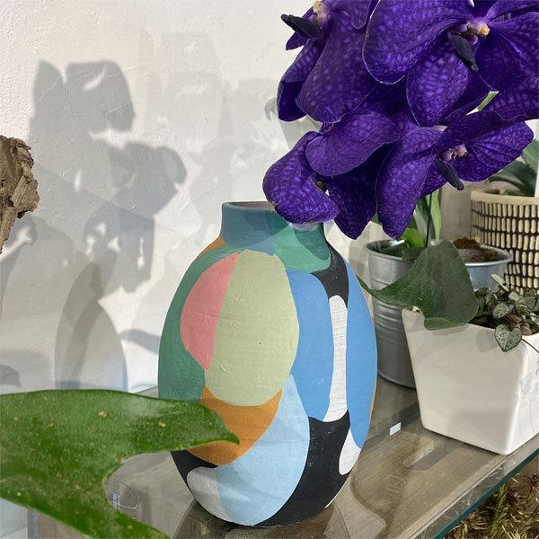 ミレイア フラワーベース 陶器 テラコッタ |  | 04