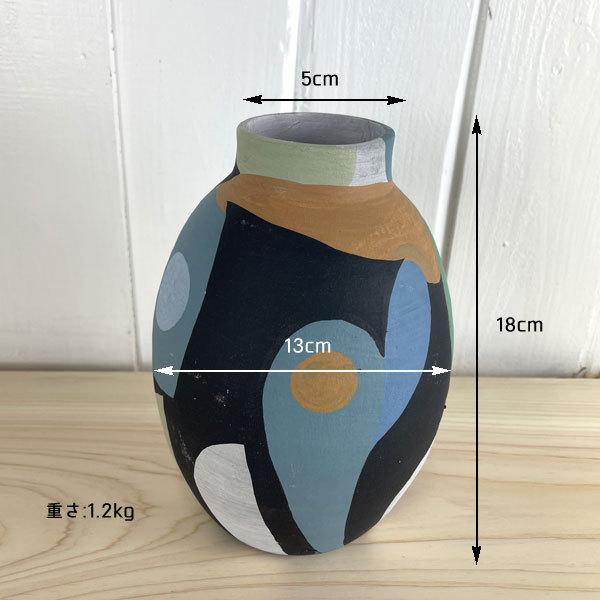 ミレイア フラワーベース 陶器 テラコッタ |  | 05