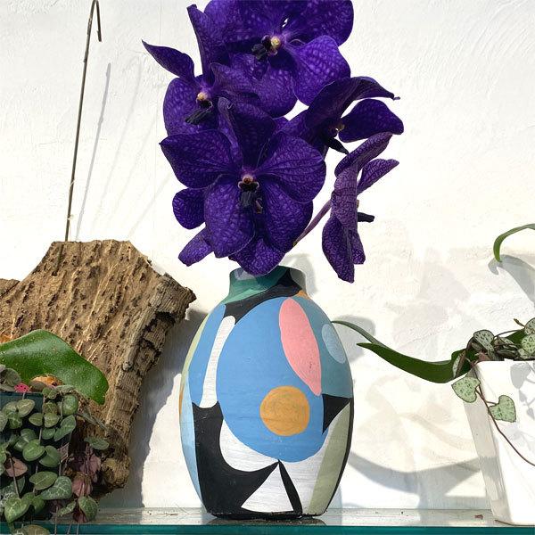 ミレイア フラワーベース 陶器 テラコッタ |  | 06