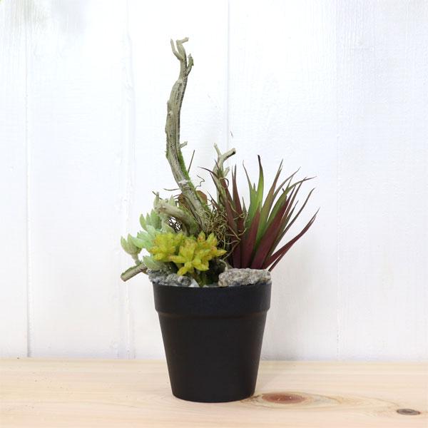 ミニアレンジメントポット SE 多肉植物　フェイクプランツ アートプランツ | 
