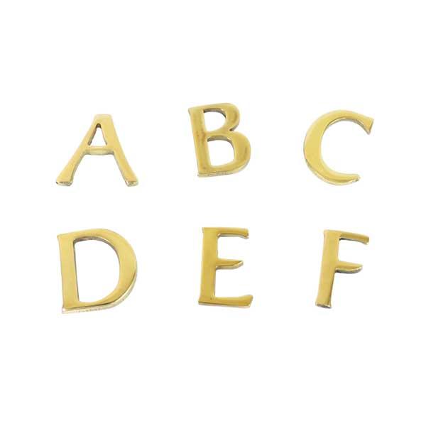 レター ナンバー 大文字 ゴールド 23mm ABCDEF ネコポス対応 | 