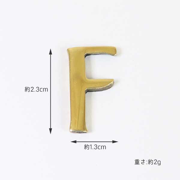 レター ナンバー 大文字 ゴールド 23mm ABCDEF ネコポス対応 |  | 06