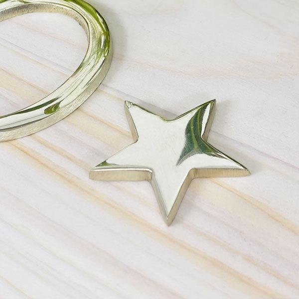 真鍮  ゴールド スター 星 33mm 星 スター 看板 表札 ネームプレート ツリーハウス ネコポス メール便 | 