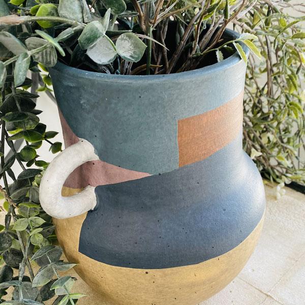 アブストラクトポット 鉢カバー ガーデン 雑貨 プランター 小物収納 鉢 プランター 植木鉢 底穴なし 鉢カバー テラコッタ |  | 02