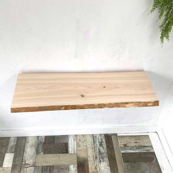 送料無料 一枚板 無垢 ひのき 檜 桧 棚板 棚 カウンター 机 天板 |  | 01