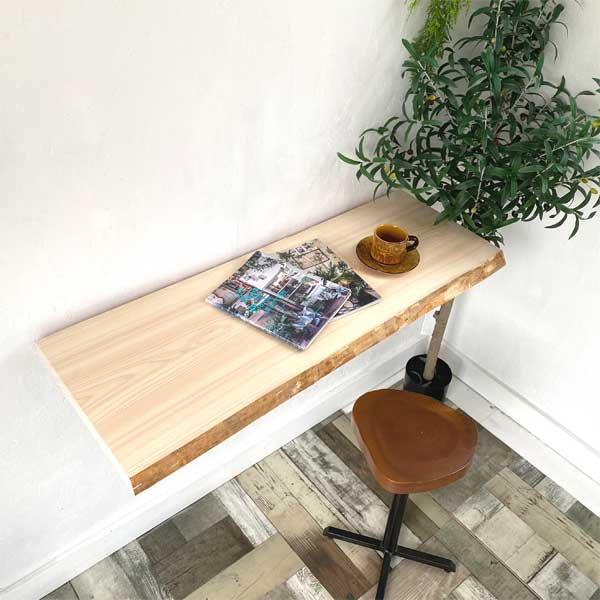 送料無料 一枚板 無垢 ひのき 檜 桧 棚板 棚 カウンター 机 天板 |  | 06