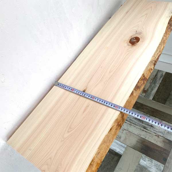 送料無料 無垢板 一枚板 無垢 ひのき 檜 桧 棚板 棚 カウンター 天板 DIY ウッドボード シェルフボード｜cleebs｜04