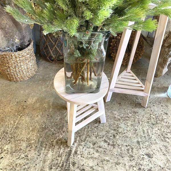 プランターベースS ホワイト インテリア ヴィンテージ おしゃれ アンティーク プランター 天然木 リビング 玄関 プランターベース |  | 02