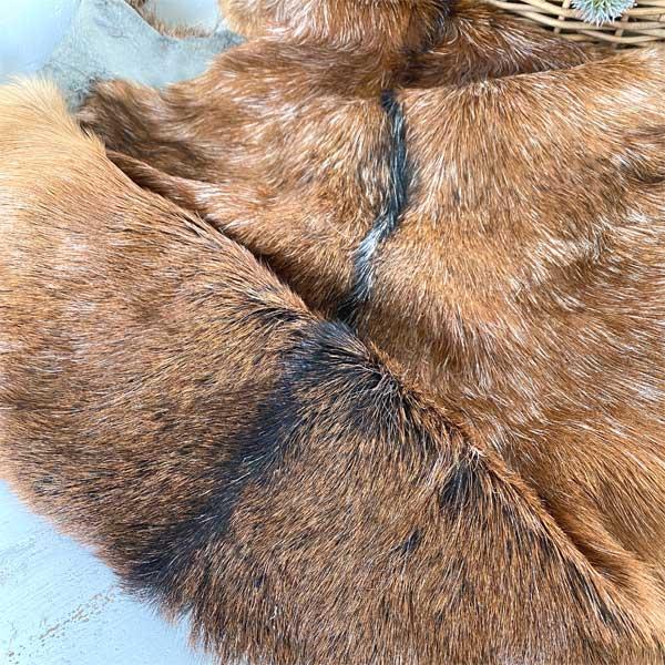 ゴートレザー goat 毛皮 マット 1点物 1枚革 山羊皮 ハラコ 大型 革材料 革素材 レザークラフト |  | 02