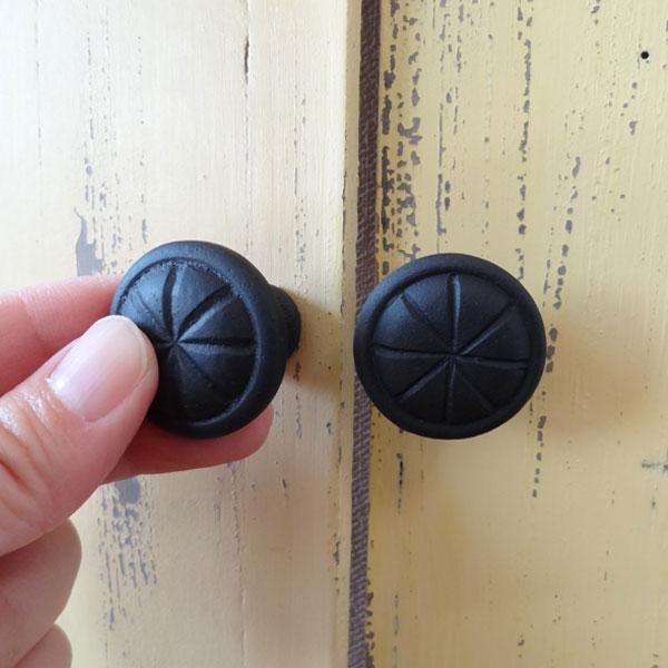 取っ手 ブラック つまみ 真鍮 引き出し ノブ kn230bk |  | 03