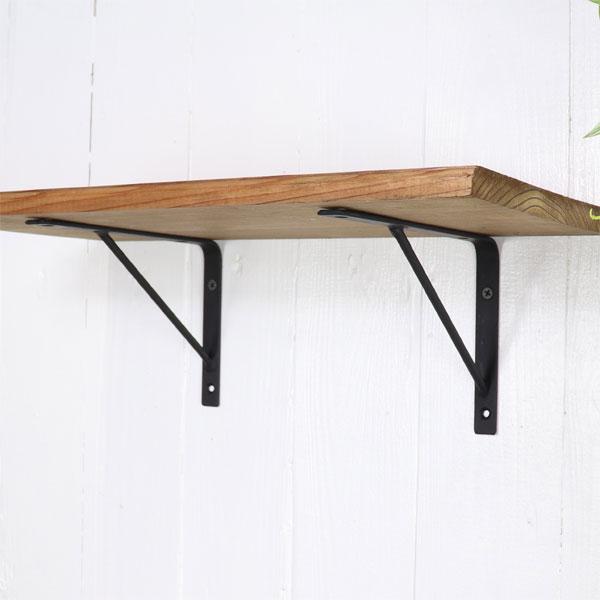 アイアン 棚受け ブラケット Iron shelf brackets シンプル ナチュラル感 2個セット販売 |  | 01