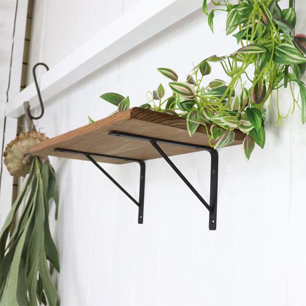 アイアン 棚受け ブラケット Iron shelf brackets シンプル ナチュラル感 2個セット販売 |  | 04