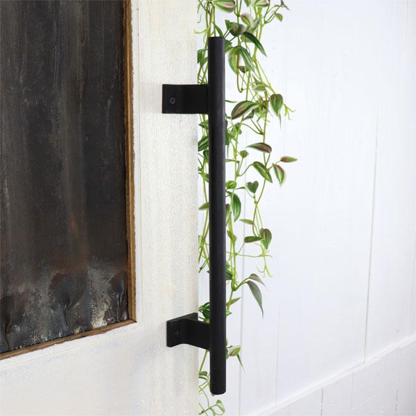 アイアン ドアハンドル ハンドル 扉 スチール 黒 ブラック おしゃれ シンプル DIY IRON DOOR HANDLE |  | 06