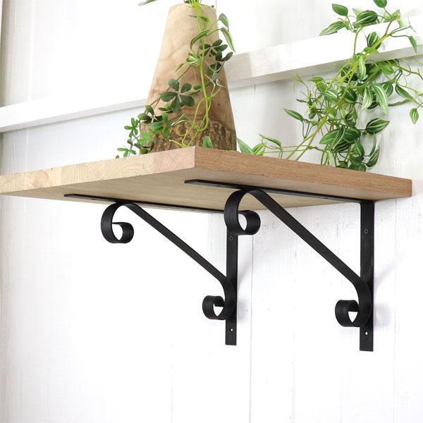 特大サイズ アイアン 日本製 棚受け ブラケット brackets シンプル ナチュラル感 2個セット |  | 01