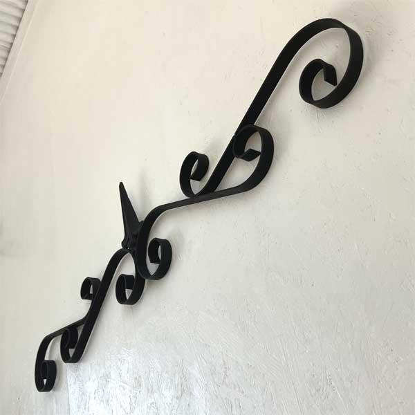 日本製 壁飾り アンティーク調 アイアン インテリア 横長 エレガント