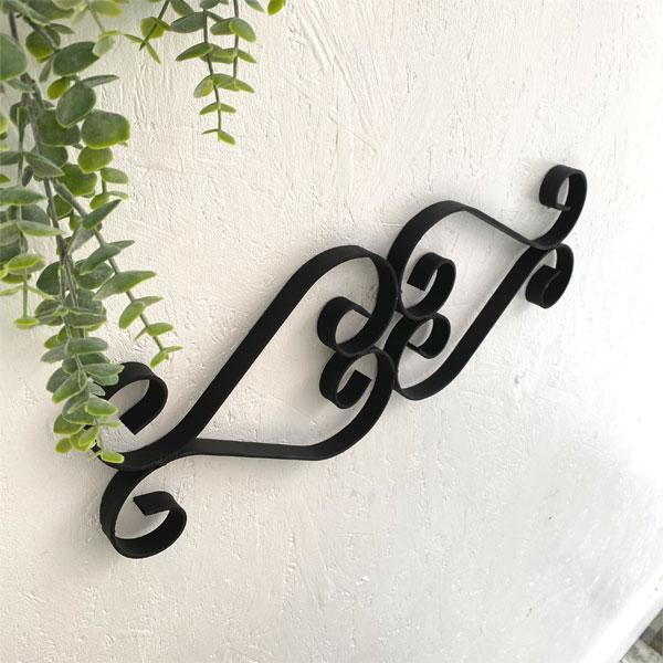 ウォールデコ アイアン壁飾り 壁掛けインテリア リーフ アイアン雑貨