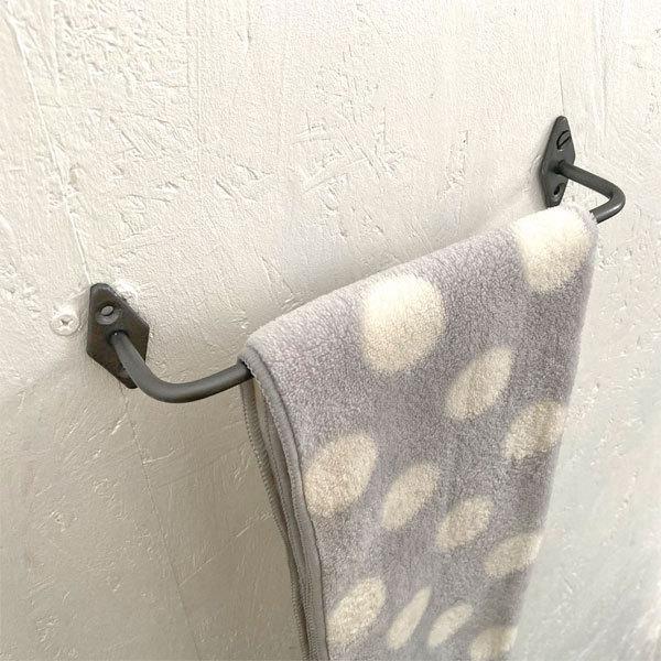 アイアン タオルハンガー Sサイズ タオルバー アンティーク タオル掛け キッチン |  | 04