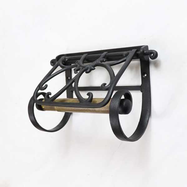 トイレットペーパーホルダー 真鍮 ブラックカラー |  | 08