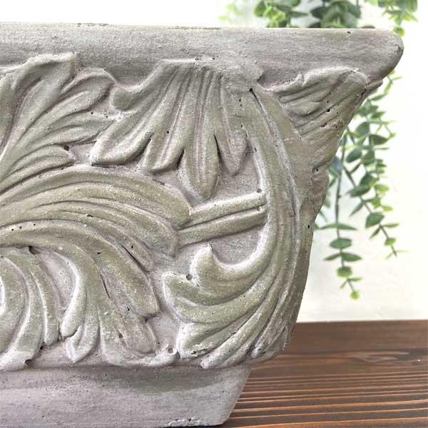 アラベスク・レトロプランターS 底穴あり 陶器ポット 観葉植物 植木鉢 ガーデン雑貨 |  | 02