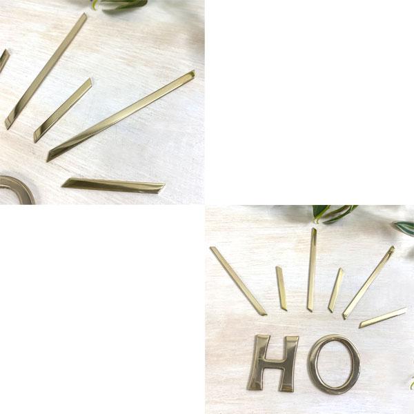 アレンジ 真鍮  看板 表 アンダーバー10cm ネームプレート ツリーハウス ネコポス メール便 |  | 02