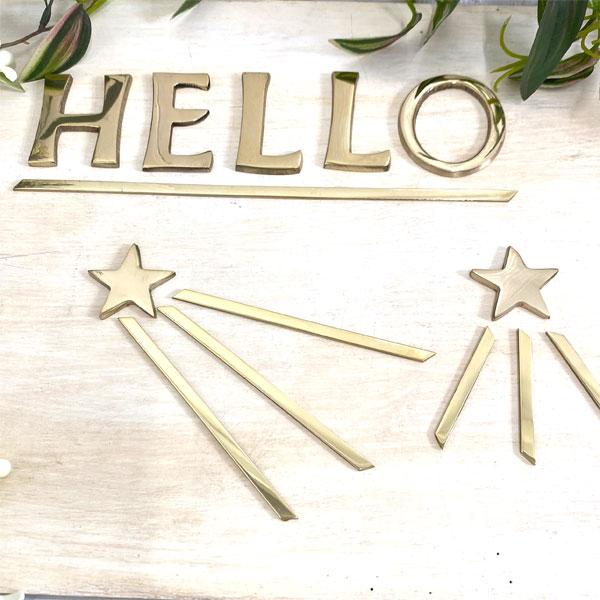 アレンジ 真鍮  看板 表 アンダーバー10cm ネームプレート ツリーハウス ネコポス メール便 |  | 06