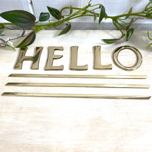 アレンジ 真鍮  看板 表 アンダーバー20cm ネームプレート ツリーハウス ネコポス メール便 |  | 02