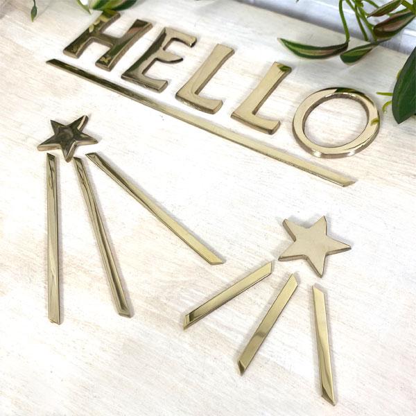 アレンジ 真鍮 看板 表 アンダーバー5cm ネームプレート ツリーハウス ネコポス メール便 |  | 03