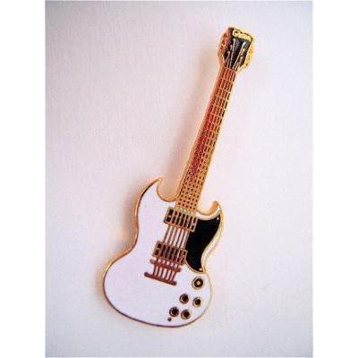 Sg ギター 赤 白 ミニピン Sg Guitar Mini Pin 10b 音楽グッズ専門店 クレフギフツ 通販 Yahoo ショッピング
