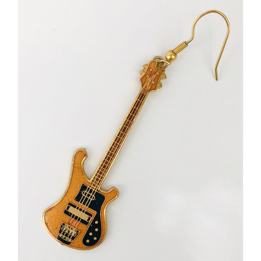 在庫処分セール 50 Off ビンテージ リッケンバッカーベース 選択 ギター 片耳ピアス Rickenbacker Vintage Guitar Earring