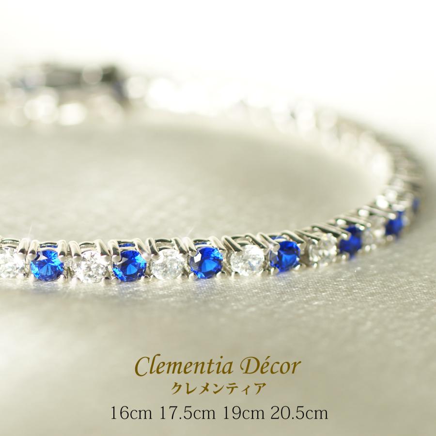 ブルーカラー テニスブレスレット 女性 クリスマス プレゼント 誕生日 プレゼント 彼女 妻 結婚記念日 人気 B0011 クレメンティア デコール 通販 Yahoo ショッピング
