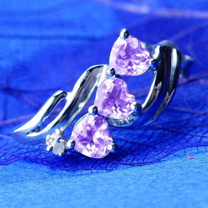 Clementia（クレメンティア） ピアス レディース 天然石 誕生石 2月