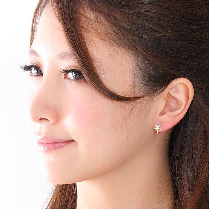 Clementia（クレメンティア） ピアス レディース K14 ポスト スター 