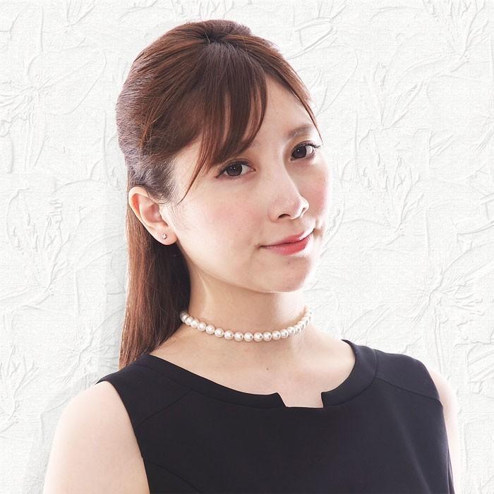 真珠 パール ネックレス 結婚式 卒業式 卒園式 入学式 1連 レディース ジャクリーン 誕生日 母の日 プレゼント  女性の画像