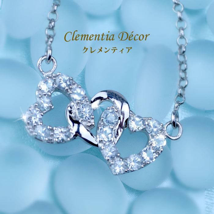Clementia 誕生石 ネックレス レディース 50 40代 アクアマリン