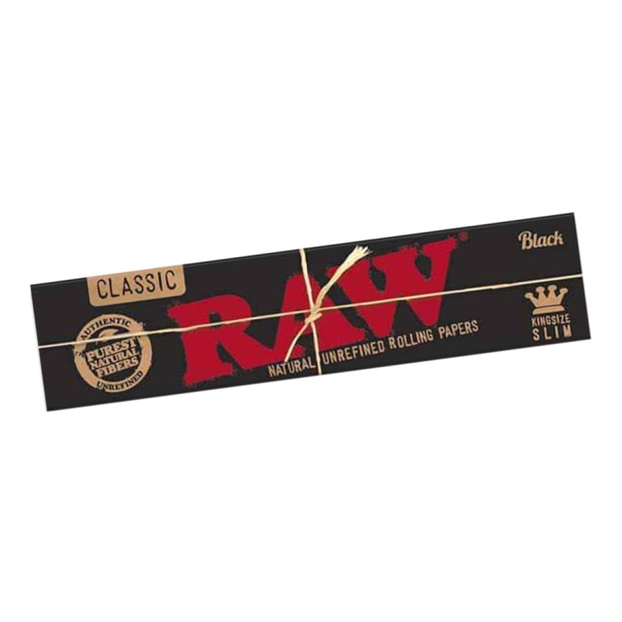RAW CLASSIC BLACK クラシック ブラック キングサイズ ペーパー 1箱 50