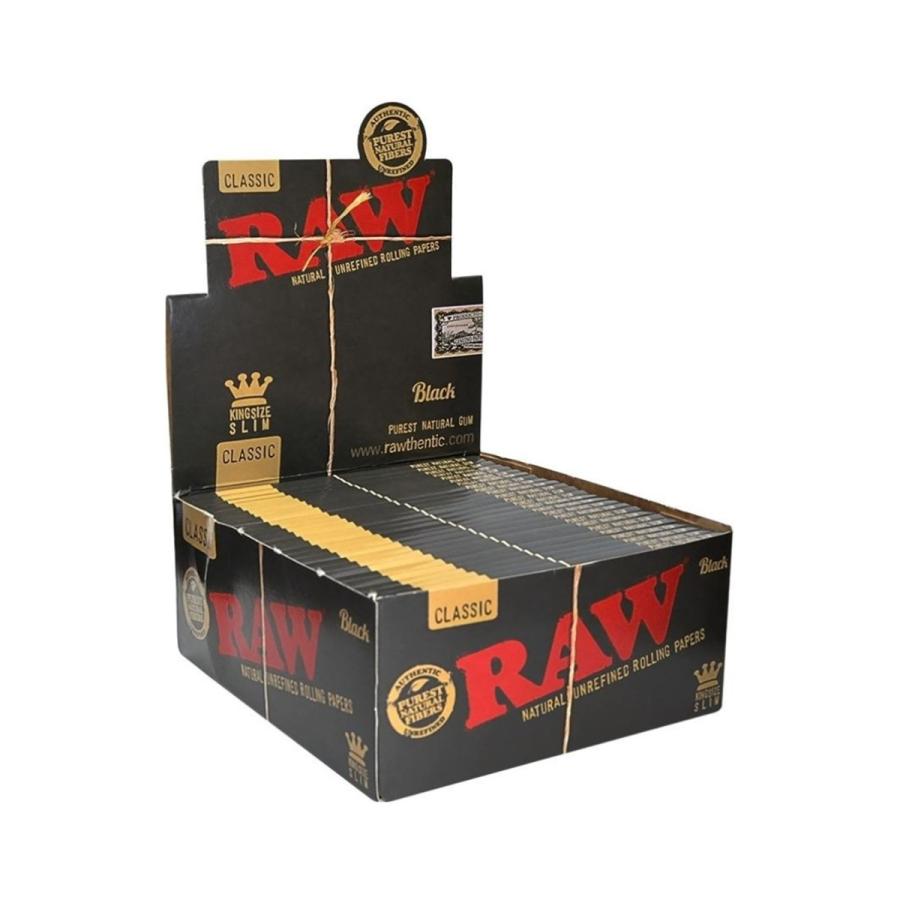 RAW CLASSIC BLACK クラシック ブラック キングサイズ ペーパー 1箱 50