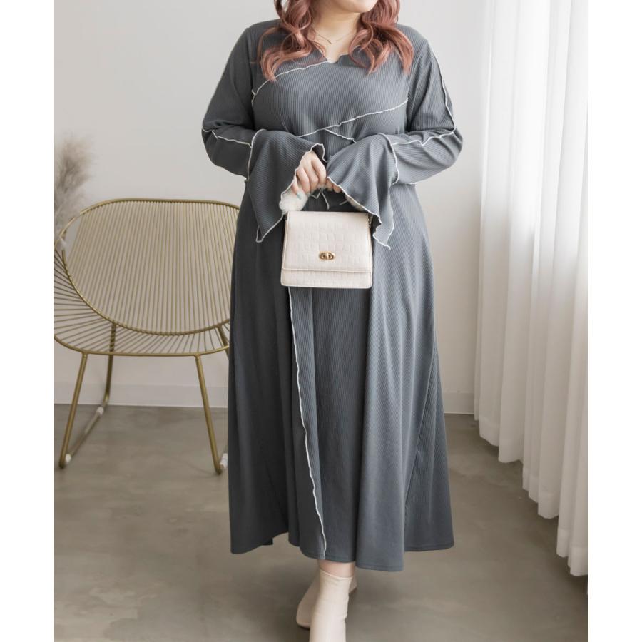 クレット　ワンピース デニムキャミワンピース | 大きいサイズ レディース専門店 CLETTE