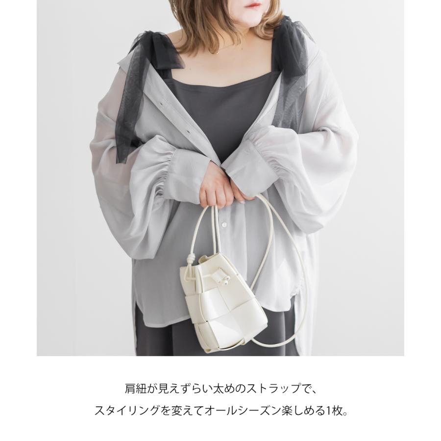 大きいサイズ レディース CLETTE オリジナル チュール リボン