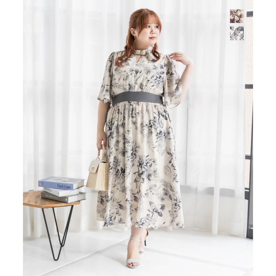 大きいサイズ レディース CLETTEオリジナル☆チョーカー風