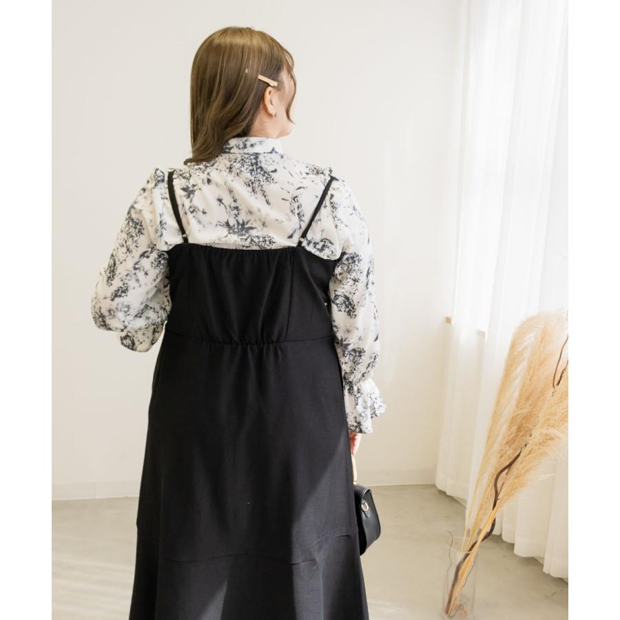 CLETTEオリジナルショートジャケット＆ワンピースセット　グレー　LL CLETTEオリジナルショートジャケット＆ワンピースセット