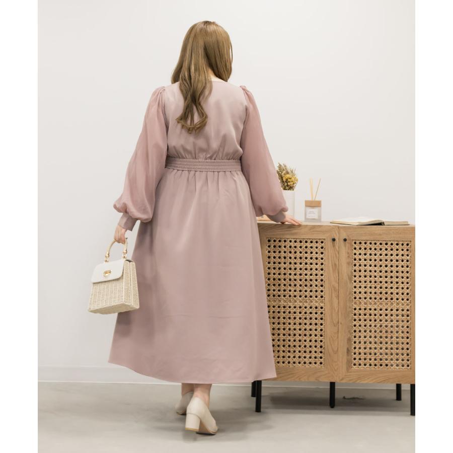 大きいサイズ レディース CLETTE オリジナル シアー袖