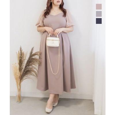 大きいサイズ レディース CLETTE オリジナル 二次会 結婚式 ロング