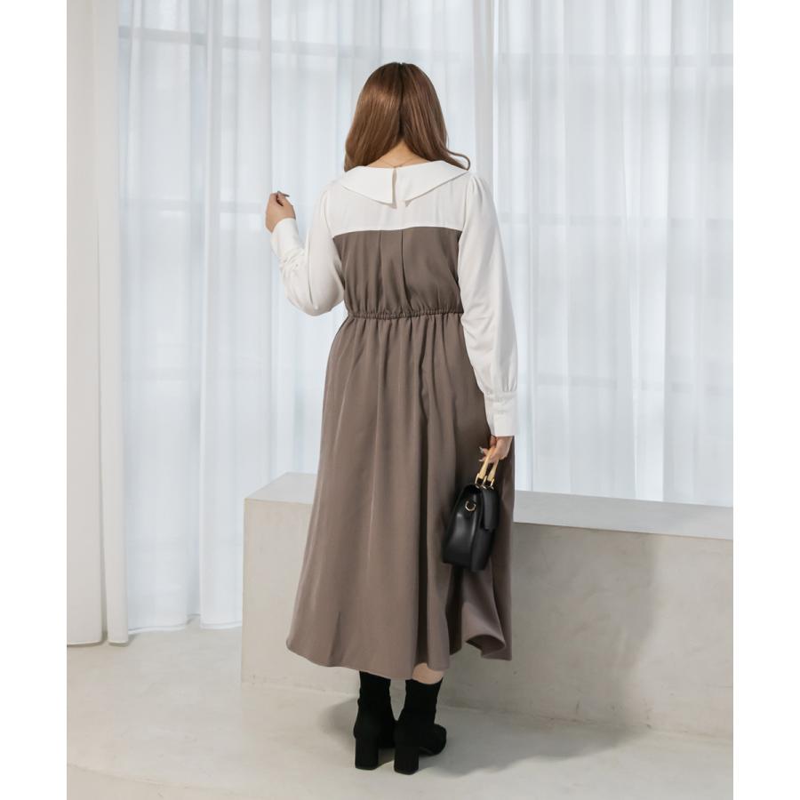 大きいサイズ レディース CLETTEオリジナル☆シャツレイヤード風