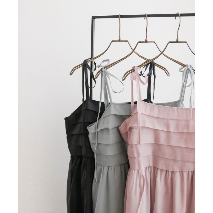 大きいサイズ レディース CLETTEオリジナル☆リボン付きタックシアー