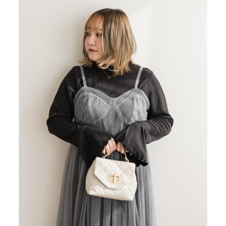 大きいサイズ レディース CLETTEオリジナルななめティアード