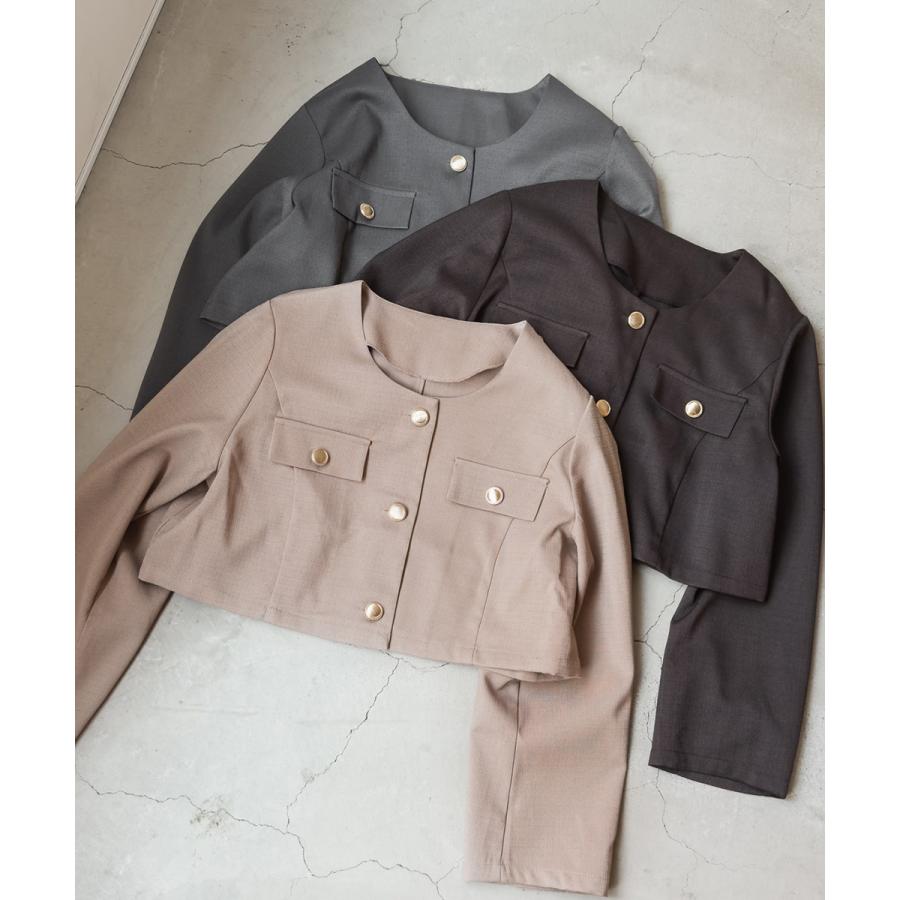 大きいサイズ レディース CLETTEオリジナルショートジャケット