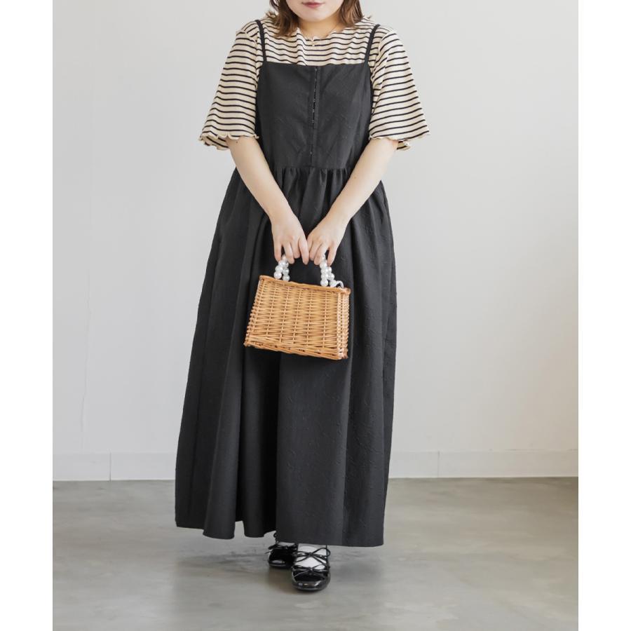 Y様 大きいサイズ レディース フロントホックふくれジャガードキャミ