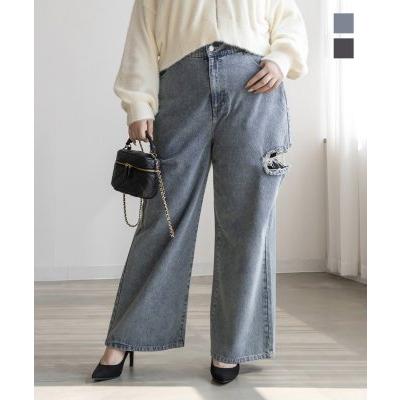 大きいサイズ レディース CLETTE オリジナル サイド スリット